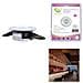 Mini Faretto Led 1w Soffitto Tondo Incasso Molla 4cm Led Bianco Caldo 3000k - Foto miniatura 1
