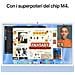 iMac 24" Retina Display 4,5K Chip M4 con CPU 8-core GPU 8-core 16GB, 256GB SSD Blu - Foto miniatura 6
