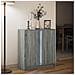 Credenza con LED Grigio Sonoma 77x34x85 cm in Legno Multistrato - Foto miniatura 8