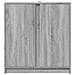 Credenza con LED Grigio Sonoma 77x34x85 cm in Legno Multistrato - Foto miniatura 9