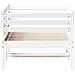 Lusso Casadino -  Dormeuse Senza Materasso Bianca 90x200 Cm Legno Massello Pino - Foto miniatura 4