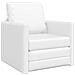 Divano Letto 2-in-1 Bianco 74x77x81 cm Pelle Sintetica - Foto miniatura 1