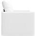 Divano Letto 2-in-1 Bianco 74x77x81 cm Pelle Sintetica - Foto miniatura 6