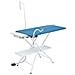 EOLO Asse da Stiro Professionale Rettangolare AS09 V6 Piano Riscaldato Aspirante 112x50 cm Richiudibile Regolazione Temperatura Altezza Regolabile Braccetto Stiramaniche - Foto miniatura 4