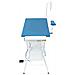 EOLO Asse da Stiro Professionale Rettangolare AS09 V6 Piano Riscaldato Aspirante 112x50 cm Richiudibile Regolazione Temperatura Altezza Regolabile Braccetto Stiramaniche - Foto miniatura 5