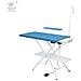 EOLO Asse da Stiro Professionale Rettangolare AS09 V6 Piano Riscaldato Aspirante 112x50 cm Richiudibile Regolazione Temperatura Altezza Regolabile Braccetto Stiramaniche - Foto miniatura 1