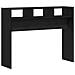 Tavolo Consolle Nero Rovere 105x30x80 cm in Legno Ingegnerizzato - Foto miniatura 1