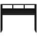 Tavolo Consolle Nero Rovere 105x30x80 cm in Legno Ingegnerizzato - Foto miniatura 6