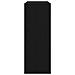 Tavolo Consolle Nero Rovere 105x30x80 cm in Legno Ingegnerizzato - Foto miniatura 7
