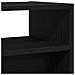 Tavolo Consolle Nero Rovere 105x30x80 cm in Legno Ingegnerizzato - Foto miniatura 8