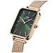 Orologio Da Donna Quadro Pressed Melrose Emerald 20mm Dw00100445 + Scatola (zw505n) - Disponibile - Foto miniatura 5