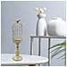 Candelabro Decorativo A Gabbia Per Uccelli, Bianco Nuziale Antico 38 Cm - Foto miniatura 4