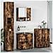 Set di mobili per il bagno 4 pcs Rovere fumo 61 x 35 x 64 cm - Foto miniatura 2