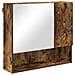 Set di mobili per il bagno 4 pcs Rovere fumo 61 x 35 x 64 cm - Foto miniatura 6