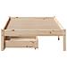 Letto senza Materasso 90x190 cm in Legno Massello di Pino - Foto miniatura 4