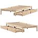Letto senza Materasso 90x190 cm in Legno Massello di Pino - Foto miniatura 9