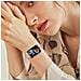 Elegante Cinturino In Acciaio Inossidabile Con Diamanti Compatibile Con Huawei Band 8/9/10 Beige - Foto miniatura 3