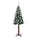 Albero di Natale snodato con 300 LED con supporto Verde 180 cm - Foto miniatura 4