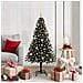 Albero di Natale con 150 LED con supporto Nero 150 cm PVC - Foto miniatura 2