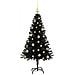 Albero di Natale con 150 LED con supporto Nero 150 cm PVC - Foto miniatura 4