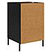 Armadio da Notte Rovere nero 40 x 40 x 66 cm Legno multistrato - Foto miniatura 8