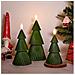 Candela Led A Forma Di Albero Di Natale Senza Fiamma - Atmosfera Festosa, Sicura E Riutilizzabile  L - Foto miniatura 3