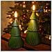 Candela Led A Forma Di Albero Di Natale Senza Fiamma - Atmosfera Festosa, Sicura E Riutilizzabile  L - Foto miniatura 6