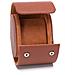 Custodia Da Viaggio Singola Per Orologi In Pelle Pu Portatile Brown - Foto miniatura 2