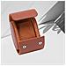 Custodia Da Viaggio Singola Per Orologi In Pelle Pu Portatile Brown - Foto miniatura 4