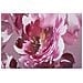 Stampa Dipinta Optic Con Fiori Rosa E Bordeaux Su Tela 80x120 Cm - Foto miniatura 2