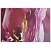 Stampa Dipinta Optic Con Fiori Rosa E Bordeaux Su Tela 80x120 Cm - Foto miniatura 3