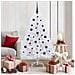 Albero di Natale Artificiale con Rami Pieghevoli Bianco 150 cm - Foto miniatura 2