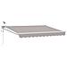 Tettuccio Elettrico Retrattile Grigio chiaro 3 x 2,5 m - Foto miniatura 1