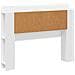 Testata del letto Bianco Lucido Legno ingegnerizzato - Foto miniatura 4