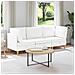 Set di divani modulari con spazio di archiviazione 3 pcs Bianco - Foto miniatura 2