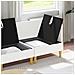 Set di divani modulari con spazio di archiviazione 3 pcs Bianco - Foto miniatura 3