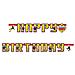 Ghirlanda Happy Birthday Sam Il Pompiere Taglia Unica - Foto miniatura 1