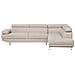 Divano Angolare Moderno In Tessuto Beige Norrea - Foto miniatura 17