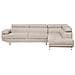 Divano Angolare Moderno In Tessuto Beige Norrea - Foto miniatura 21