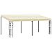 Gazebo A Parete 6x3x2,5 M Crema - Foto miniatura 1