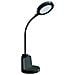 Lampada Da Scrivania Led 7w Con Interruttore Touch E Portapenne. Nero - Foto miniatura 2