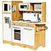 , Cucina Giocattolo Per Bambini Con Sistema Flash Led, Giocattoli Per Bambini In Legno, Accessori Da Cucina Per Giochi Di Ruolo Inclusa Cucina Per Giochi Di Ruolo Per Bambini, Set Da Gioco Per Piccoli Chef, Legno Naturale / Grigio - Foto miniatura 3