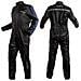 Tuta Impermeabile Antiacqua Moto Scooter Anti Pioggia Cerata Completo Blu 3xl - Foto miniatura 2