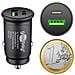 Caricabatterie Rapido Per Auto Usb-c"" Pd (alimentazione) Dual-usb15462 - Foto miniatura 5