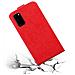 Custodia Compatibile Con Samsung Galaxy S20 In Rosso Mela - Coperchio Protettivo In Design Flip Con Chiusura Magnetica - Foto miniatura 5
