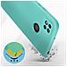 Cover Per Xiaomi Redmi 10a In Silicone Semi-rigido Soft-touch Turchese - Foto miniatura 5