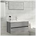 Mobile Sottolavabo Grigio Sonoma 90x38,5x45cm Legno Multistrato - Foto miniatura 3