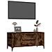 Mobile Porta Tv Rovere Fumo 102x44,5x50 Cm In Legno Multistrato - Foto miniatura 2