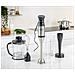 Frullatore ad Immersione Bapi 1200 con Recipiente da 0.9 L Potenza 1200 Watt Tritacarne da 1 Litri Misurino da 0.9 L Colore Nero / Acciaio inox - Foto miniatura 9