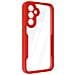 Cover 360° Per Galaxy A54 5g Retro Rigido Protezione Schermo Flessibile Rosso - Foto miniatura 1
